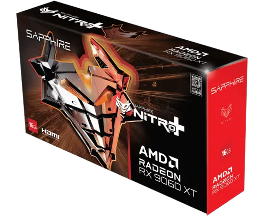 Sapphire Nitro+ Radeon RX 9060 XT GAMING OC 16GB