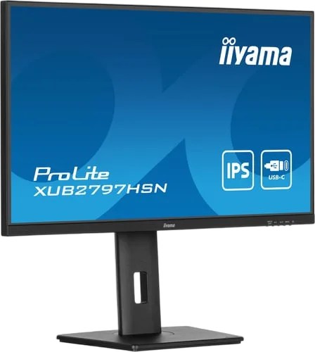 Iiyama XUB2797HSN-B2 - 27" FHD 110Hz 1ms IPS USB-C dock et RJ45 Adaptive Sync, vue 4