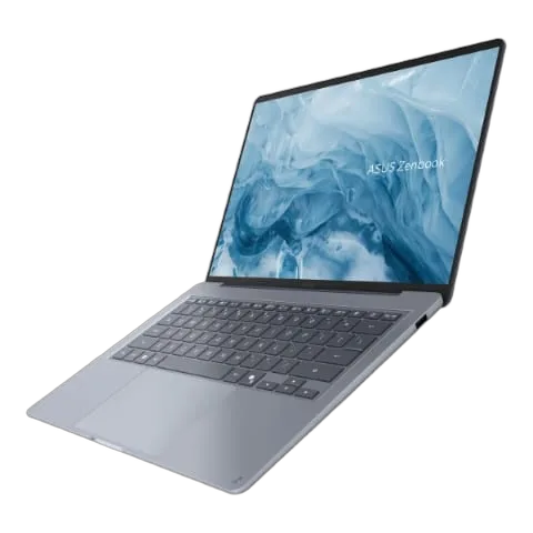 Asus Zenbook UX3480KA-ISSU10W - 14" OLED FHD+ Ryzen AI 5 330 16Go 256Go W11, vue 11