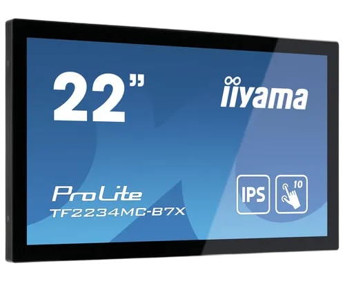Iiyama TF2234MC-B7X - 21.5"/Tactile/FHD/IPS/8ms, vue 3