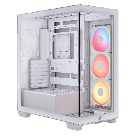 Corsair 3500X LX-R RGB ICUE LINK Blanc - MT/Sans Alim/E-ATX, vue 1