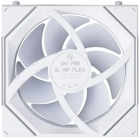 Lian-Li UNI FAN SL-INF FLEX sans fil Fan ARGB - 120mm - Blanc, vue 2