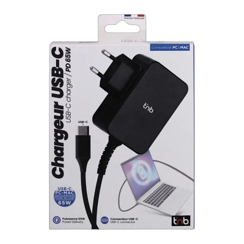 T'nB Chargeur universel 65W - USB-C