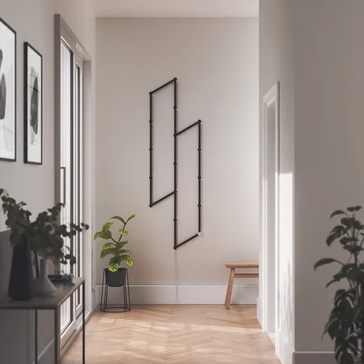 Nanoleaf Lines Skin Noir Mate - 9 pièces