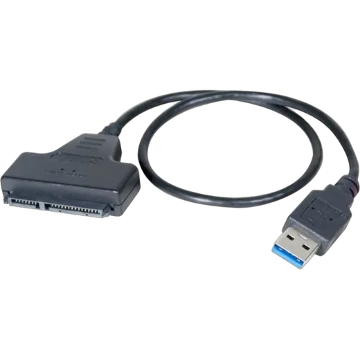Adaptateur USB3.0 pour DD 2.5" alimentation SATA, vue 1