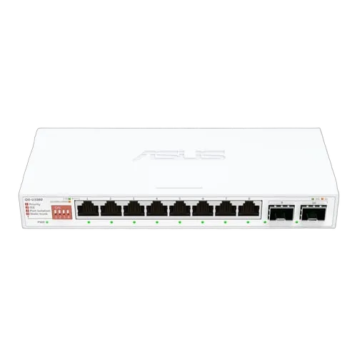Asus QG-U1080 - Commutateur non géré 8 Ports 2,5G et 2 Ports 10G, vue 4
