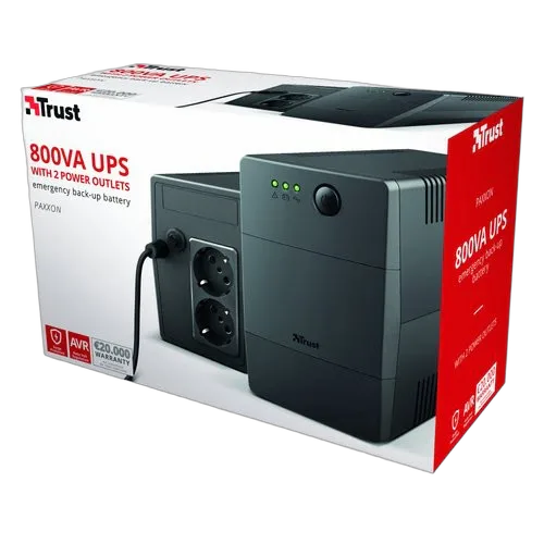 Trust PAXXON 800VA / 480W - 2 prises, vue 12