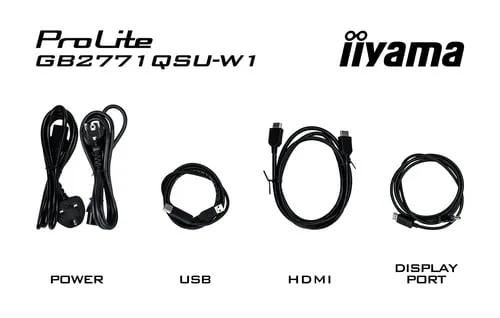 Iiyama G-Master GB2771QSU-W1 - 27" WQHD 200Hz Fast IPS 0.5ms Pivot Compatible G-Sync Adaptive Sync, vue 13