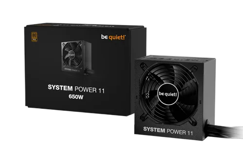 be quiet! ATX 650W 80+ Bronze System Power 11 Noir, vue 3