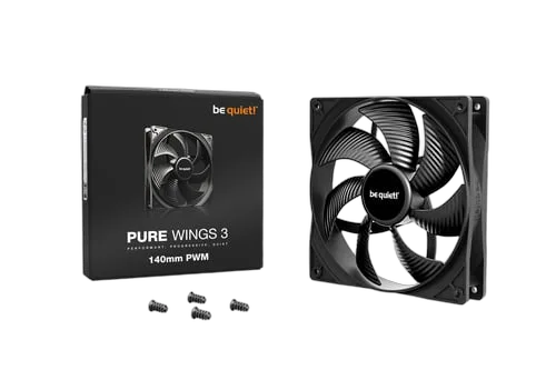 be quiet! Pure Wings 3 PWM - 140mm - Noir, vue 3