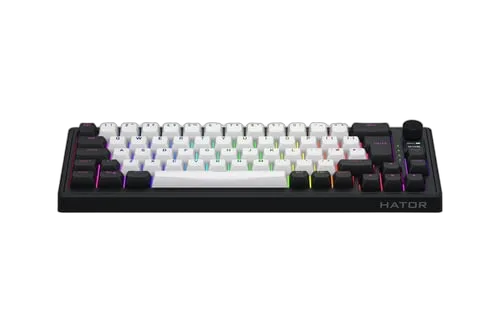Hator Skyfall 65 MAG Ultima 8K 65% - Magnétique - Sans-Fil - RGB - Noir/Blanc