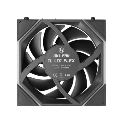 Lian-Li Uni Fan TL LCD FLEX Reverse RGB - 120mm - Noir, vue 7