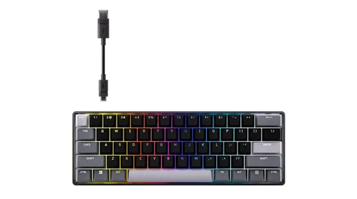 Corsair Clipper Pro Mini 60% - Magnétique - Filaire - RGB - Noir