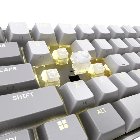 Corsair Clipper Pro Mini 60% - Magnétique - Filaire - RGB - Blanc, vue 8