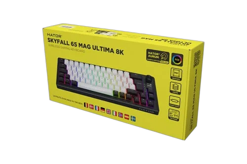 Hator Skyfall 65 MAG Ultima 8K 65% - Magnétique - Sans-Fil - RGB - Noir/Blanc, vue 7