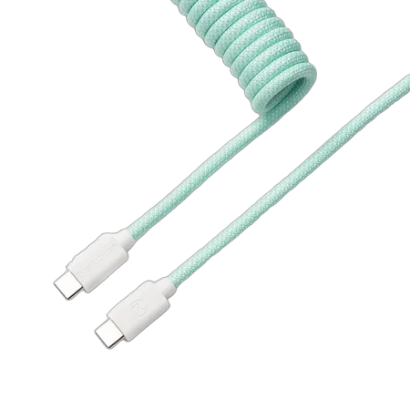 Keychron Cable Coiled Aviator - USB C - Menthe