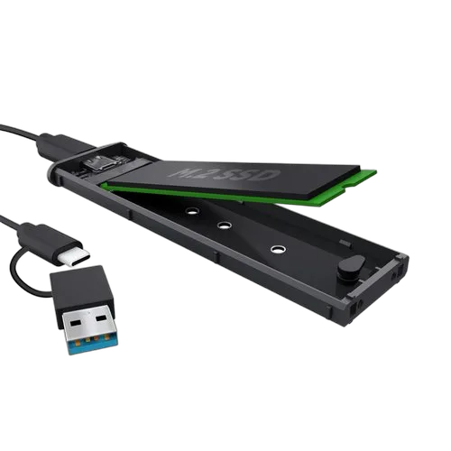 Trust USB-C 3.2 M.2 SSD - Noir, vue 2