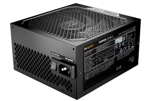 be quiet! ATX 1200W - 80+ Platinum - Power Zone 2, vue 3