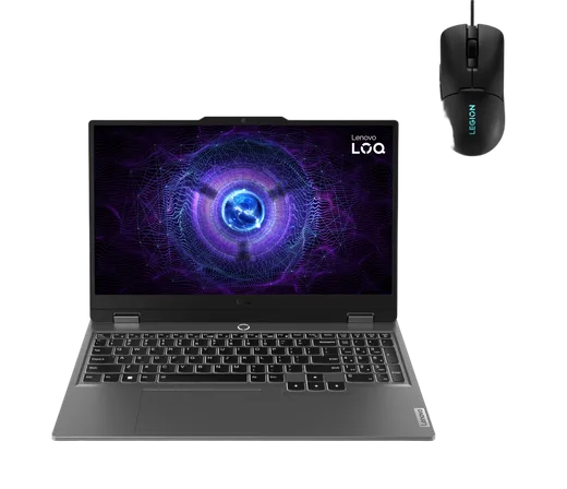 Lenovo LOQ 15IAX9 - 15.6" FHD 144Hz i5-12450HX 4060 (8Go 105W) 24Go 512Go W11 + Souris Gaming-Seconde Vie-T