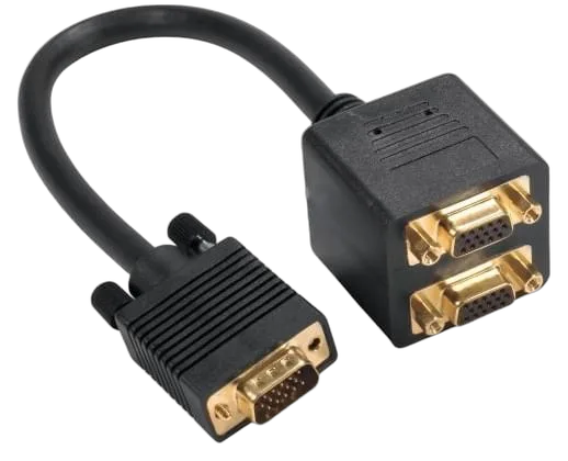 Câble repartiteur VGA  1UC-2 Ecrans simultanés, vue 1