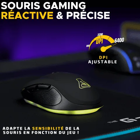 The G-LAB Kult Krypton - Sans-Fil - RGB - Noir, vue 5
