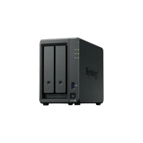 Synology DS725+-2 baies avec 2 disques de 12To HAT3310-12T, vue 3