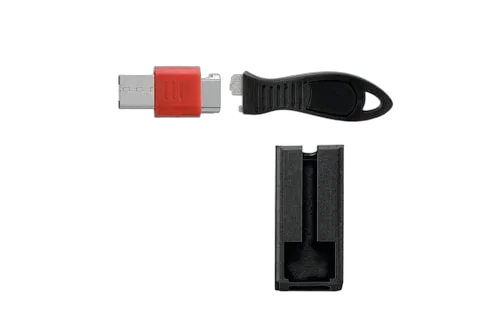 USB Port Lock with Cable Guard Square Bloqueur