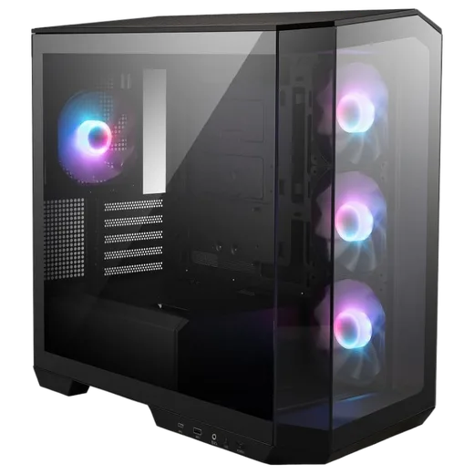 MSI MAG PANO M100R PZ Noir + MPG A1000GS PCIE5 Noir, vue 2
