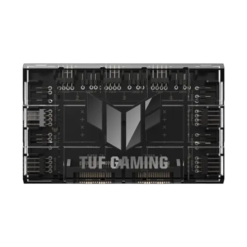 Asus TUF GAMING ARGB PWN FAN HUB, vue 3