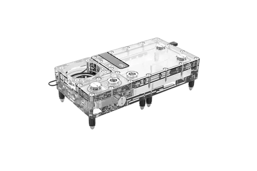 Alphacool Core Flat Reservoir 240 - Pompe incluse, vue 2