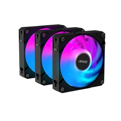 Gigabyte Aorus Ez Chain Fan - Pack 3x120mm - Noir, vue 3