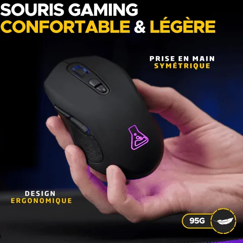 The G-LAB Kult Krypton - Sans-Fil - RGB - Noir, vue 4
