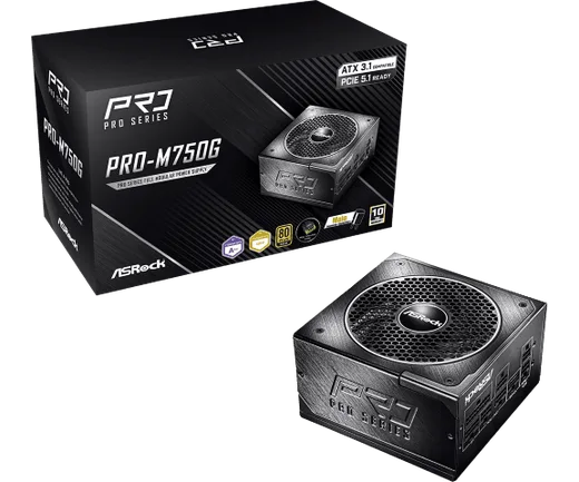 ATX 750W - 80+ Gold - PRO-750G