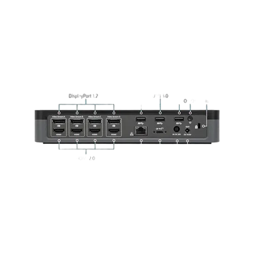 Targus Station d'accueil USB-C™ universelle 4 sorties vidéo 4K avec alimentation 100 W, vue 5