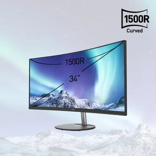 MSI PRO MP341CQ - 34" WQHD CURVE 100Hz VA 1ms FreeSync, vue 2