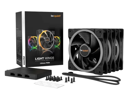 be quiet! Pack de 3 Light Wings 120mm PWM ARGB