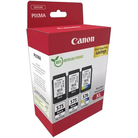 Canon Pack de 3 cartouches - PG-575XLx2/CL-576XL, vue 1