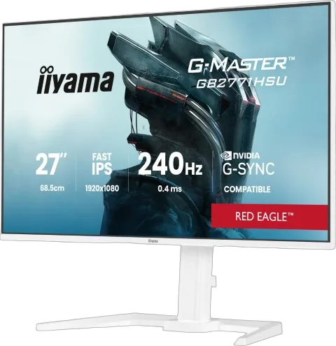 Iiyama GB2771HSU-W1 - 27" FHD 240Hz Fast IPS 0.4ms Pivot G-SYNC, vue 4