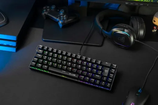 The G-LAB Keyz Titanium HE 65% - Magnétique - Filaire - RGB - Noir, vue 2