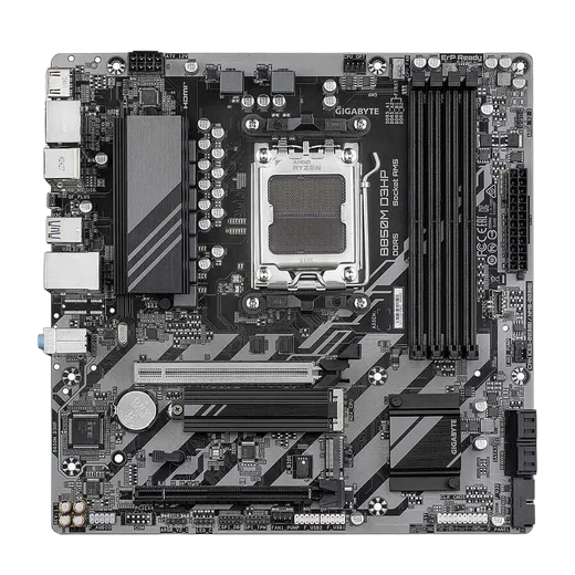 Gigabyte B850M D3HP, vue 2