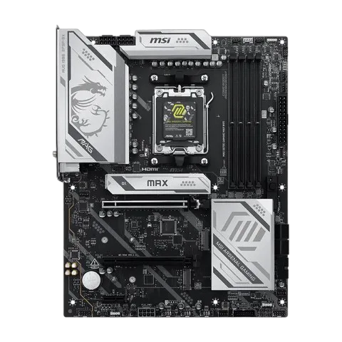 MSI MAG X870E GAMING MAX WIFI, vue 4