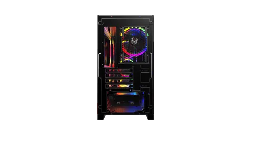 M.RED StarDust Mini Noir ARGB - mT/sans alim./mATX, vue 6