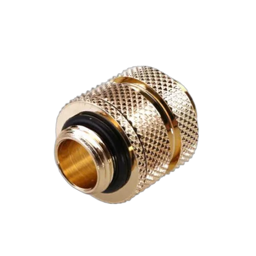 Fitting Femelle/Femelle télescopique droit or - 14mm, vue 1