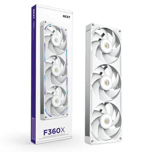 NZXT F360X RGB - 360mm - Blanc, vue 6