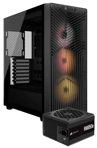 Corsair 3200D RS ARGB Smoke Noir + RM850e