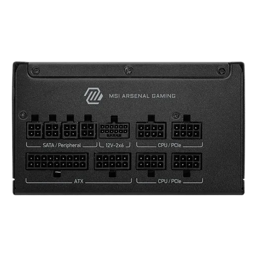 MSI ATX 1000W - 80+ Gold - MAG A1000GLS PCIE5 Noir