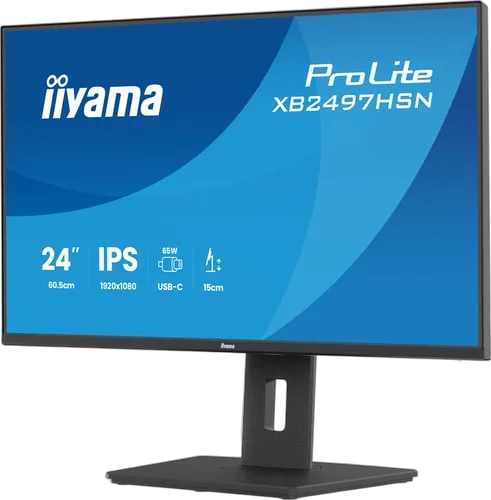 Iiyama Prolite XB2497HSN-B1 - 23.8" FHD 100Hz IPS 1ms Pivot Adaptive Sync