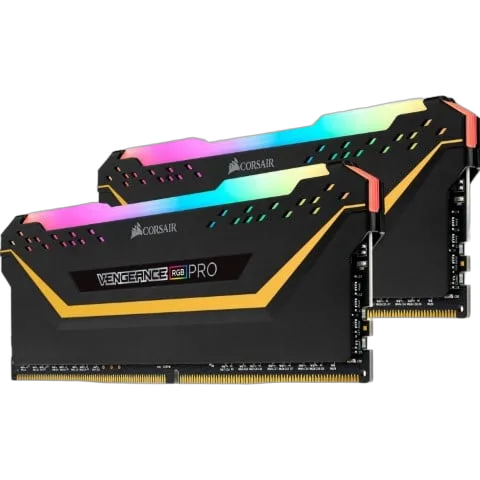 Corsair Vengeance RGB Pro (2x8Go DDR4 3200 PC25600) Noir, vue 4