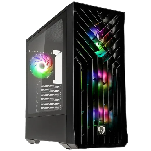 Kolink Unity Cascade ARGB Noir - MT/Sans Alim/E-ATX, vue 1