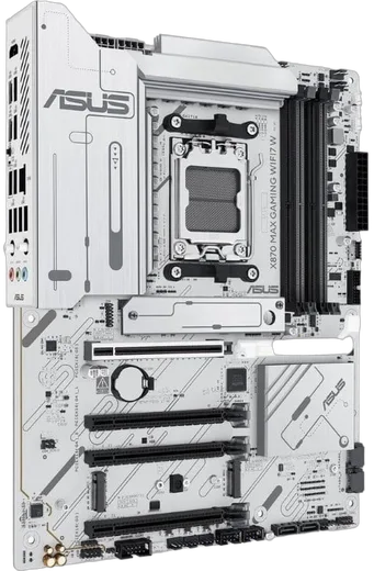 Asus X870 MAX GAMING WIFI7 W, vue 3